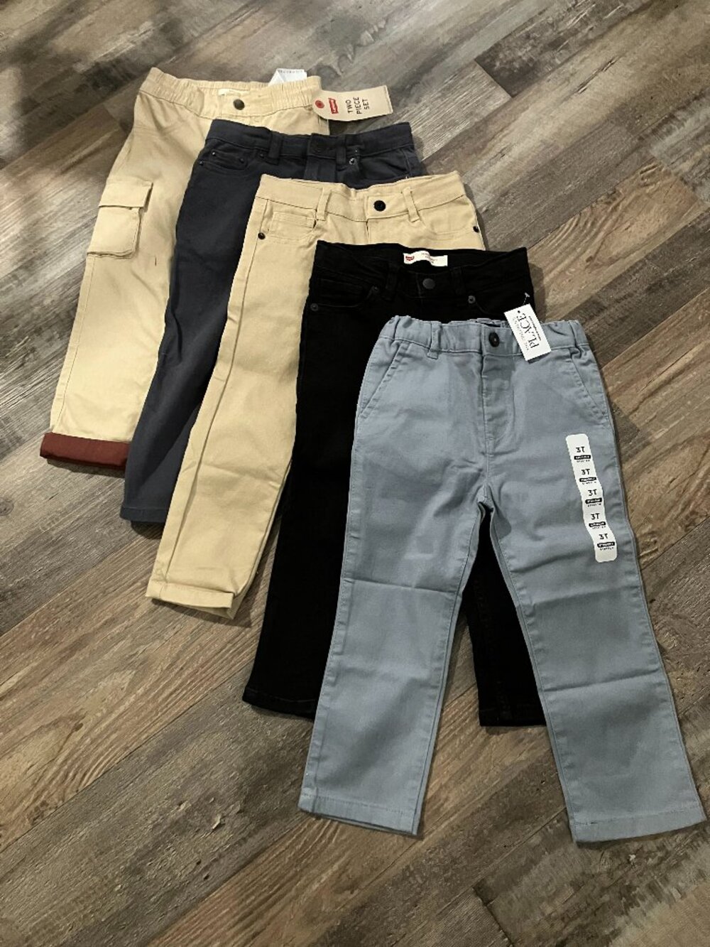 5 PAIR of Toddler Boys "3T" PANTS/JEANS